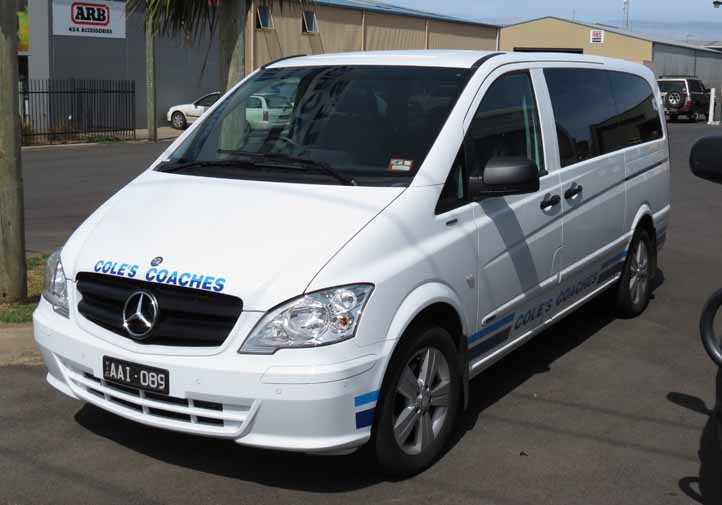 Coles Coaches Mercedes Vito AAI089